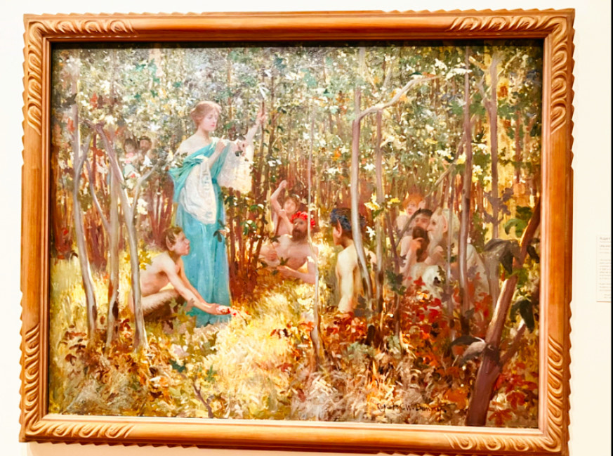 Вот картина, которая мне понравилась больше всего, не помню кто автор, к сожалению.