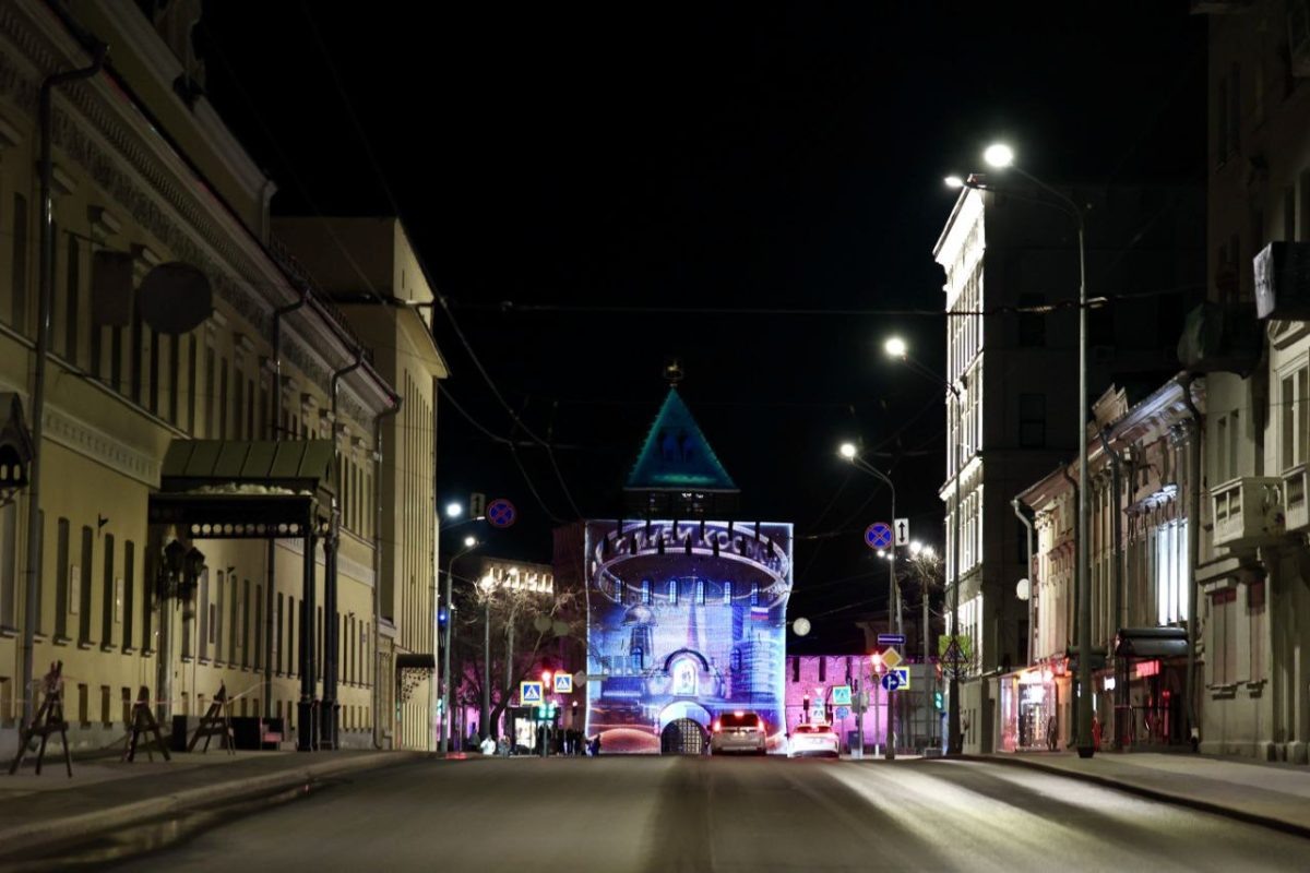    12 апреля на Дмитриевской башне Нижегородского кремля покажут аудиовизуальное шоу о покорении космоса