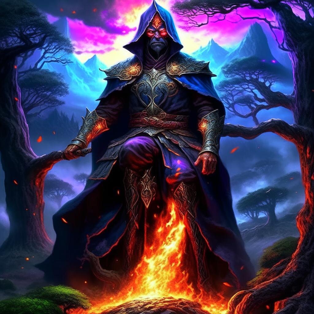 Главный антагонист - Темный маг Моргар из мира Вертонии. Автор Екатерина Бобова 