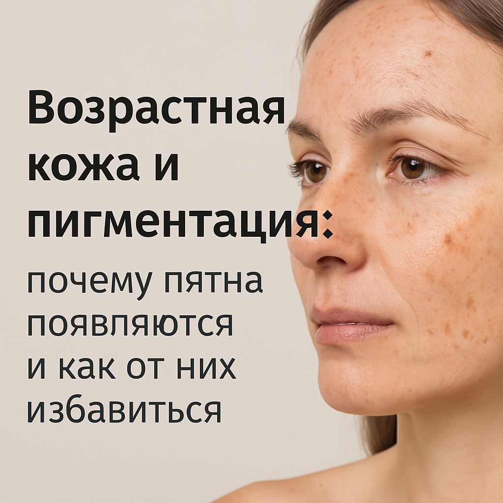 Возрастная кожа и пигментация: почему пятна появляются и как от них избавиться
