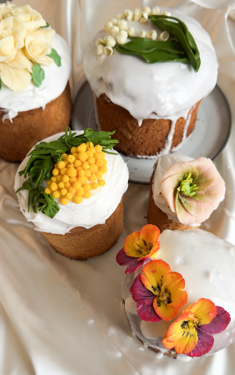 Как я готовила украшение для куличей в этом году, оставлю видео в конце статьи.