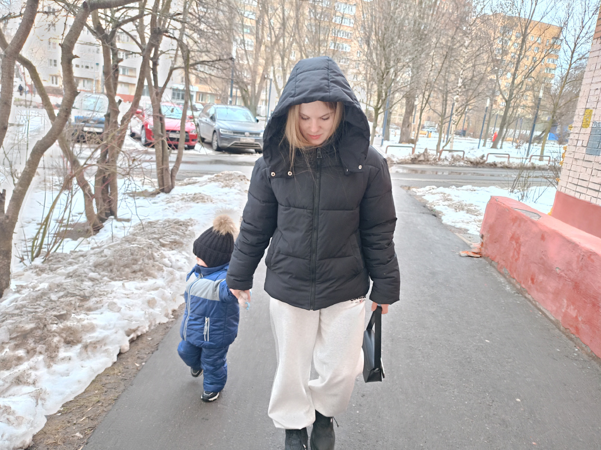 Решили сходить без коляски