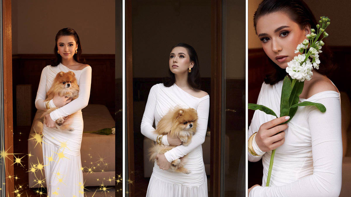 Камила Валиева в белом