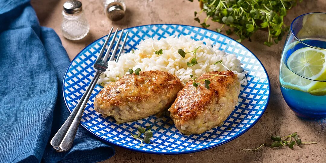 Котлеты из куриного и свиного фарша, пошаговый рецепт с фото на 417 ккал