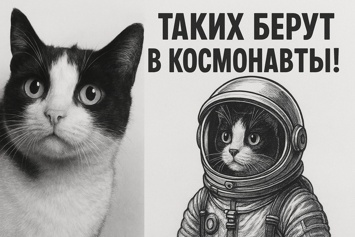 С341 или Фелисетт, первая кошка-космонавт