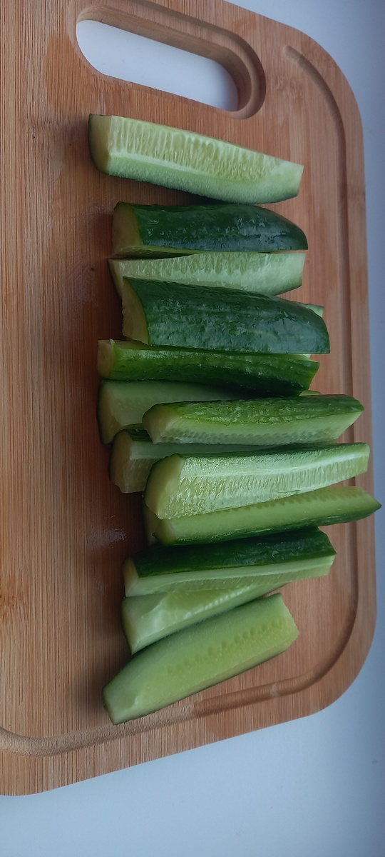 Огурцы + болгарский перец