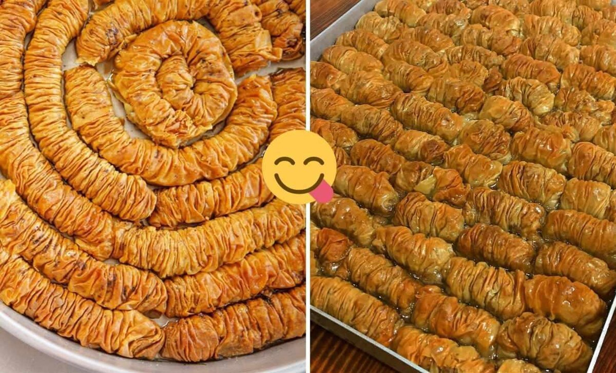 Нежный восточный десерт с ароматным сиропом и хрустящим тестом