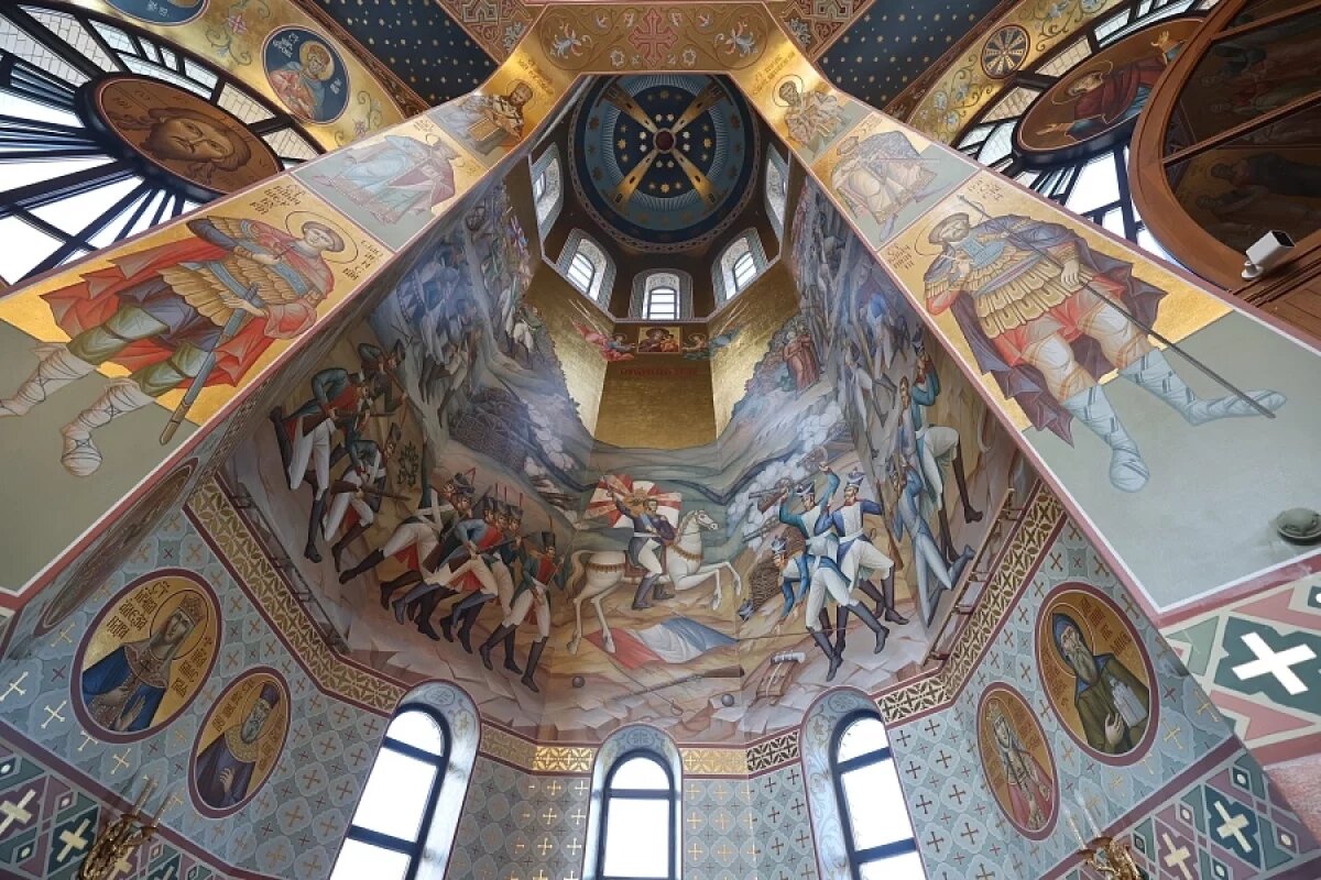    Роспись храма Всех Святых завершили на Мамаевом кургане в Волгограде