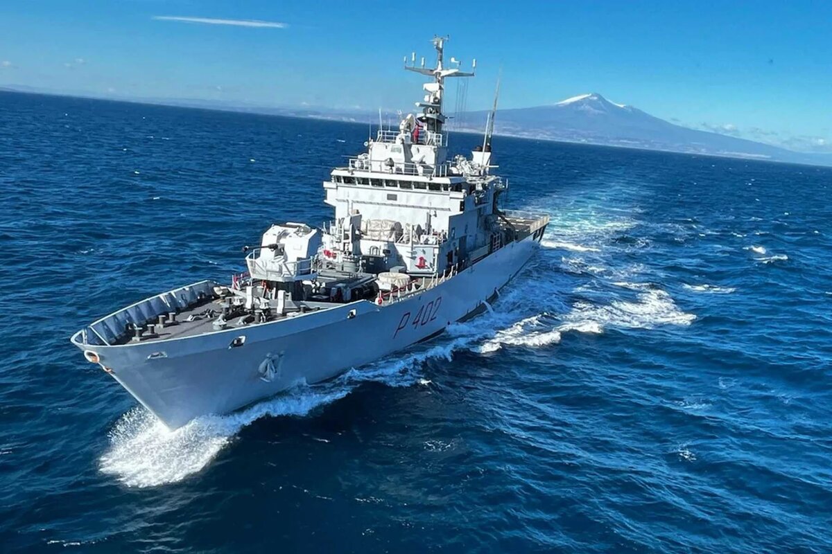 Переименованный в вымпел P133 и несущий албанский флаг, Libra станет самым боеспособным судном в военно-морском флоте Албании. Фото: Fincantieri