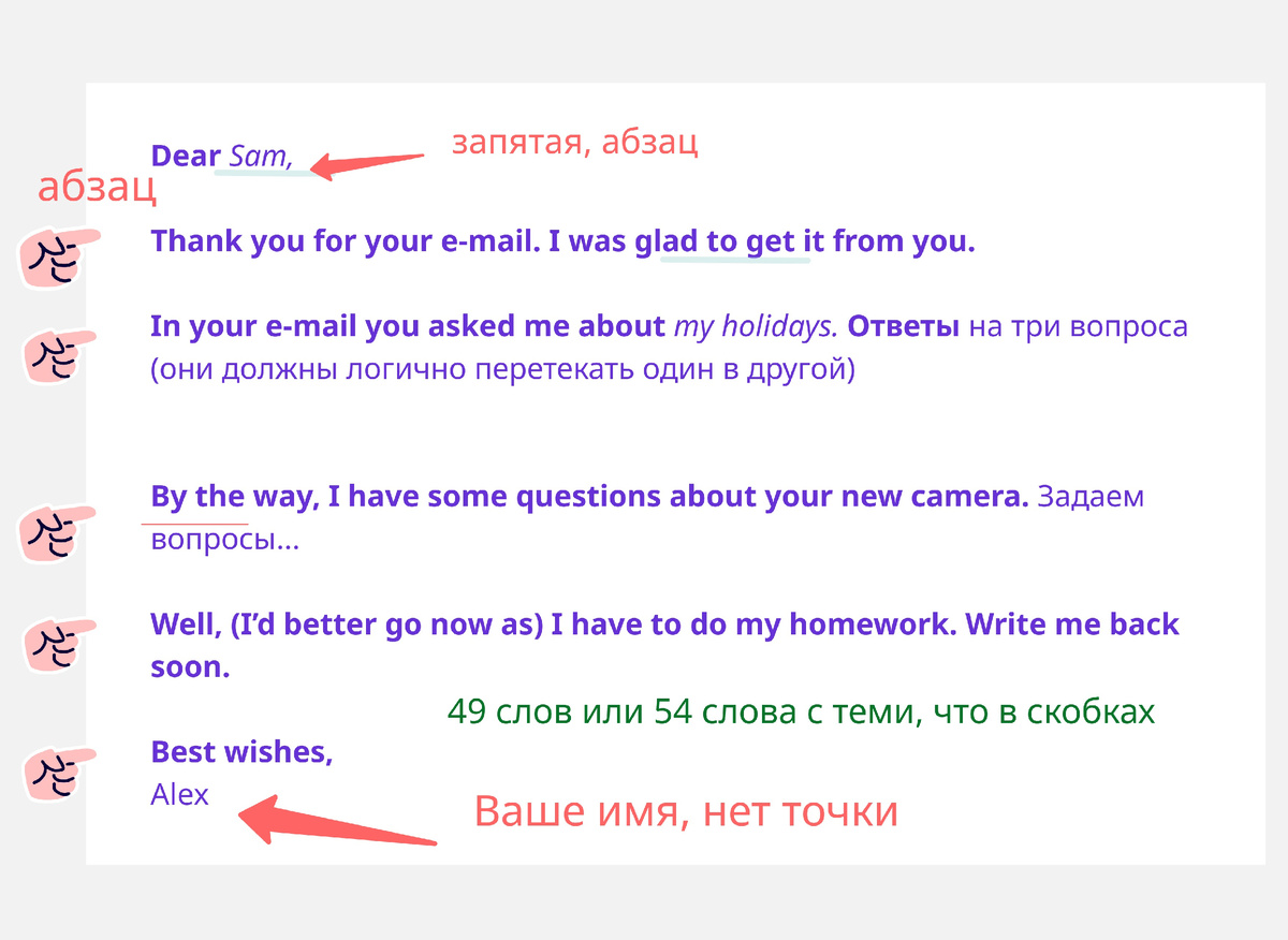 Слова в скобках можно выбросить, если ваши мысли не умещаются в заданные 130 слов, и оставить, если слов не хватает. 