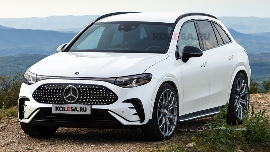    Рендер нового электрического Mercedes-Benz GLC