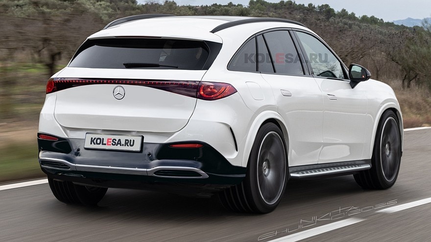    Рендер нового электрического Mercedes-Benz GLC