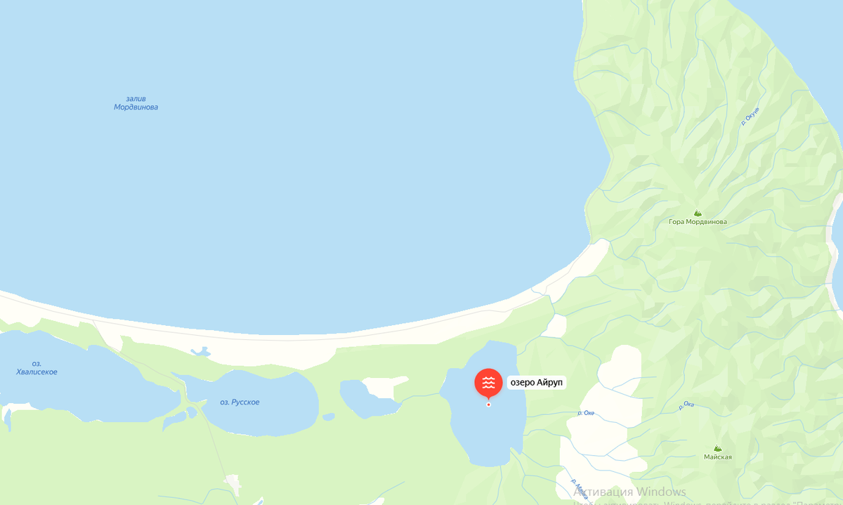 Мыс Свободный, База Осадчего, залив Мордвиново