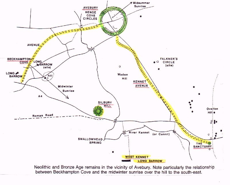 Эйвбери — загадочный мегалитический комплекс на берегах реки Кеннет