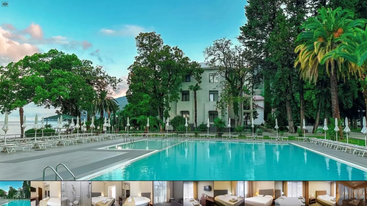 Спа-отель в Гаграх кажется райским местом…. Фото: Туту.ру