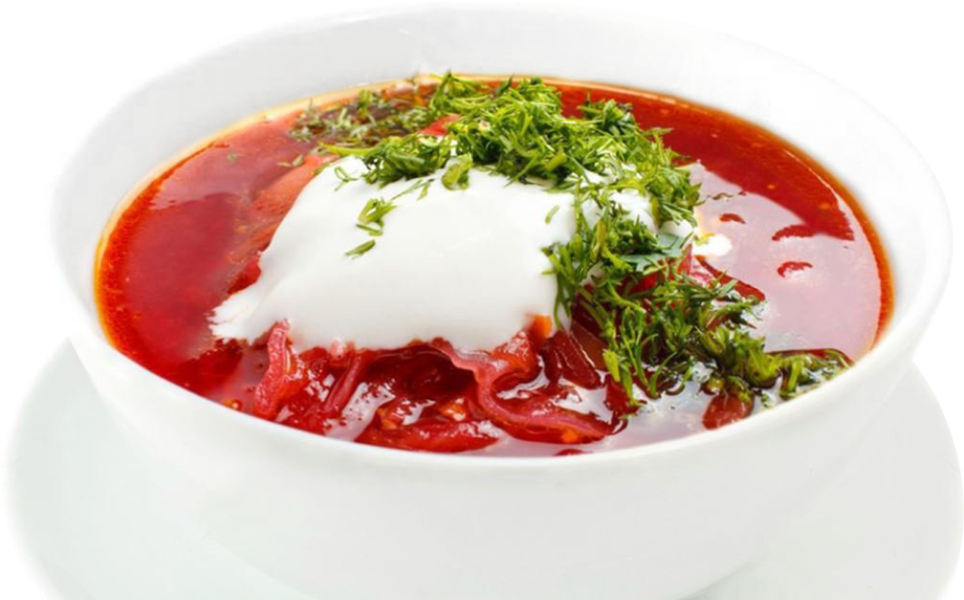 Классический борщ.