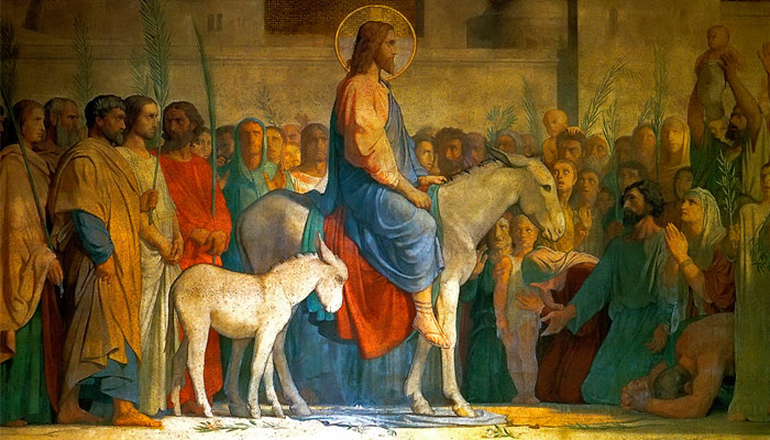 Джотто ди Бондоне, Вход Господень в Иерусалим. Фото: rutube.ru
