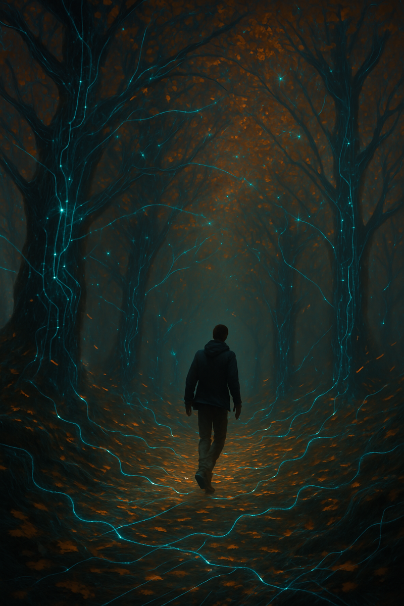 Лес изменялся с каждым шагом.