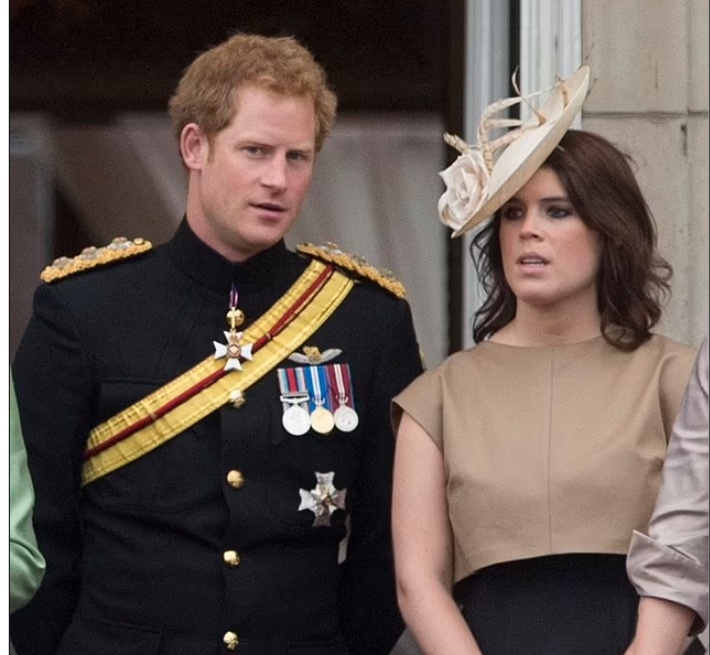 фото Гарри и Евгения вместе на параде Trooping The Colour в 2015 году