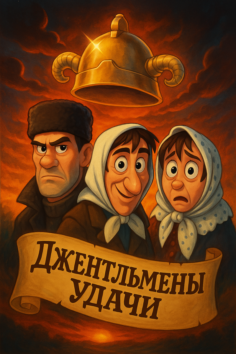 "Джентльмены удачи" в стиле мультфильмов Дисней