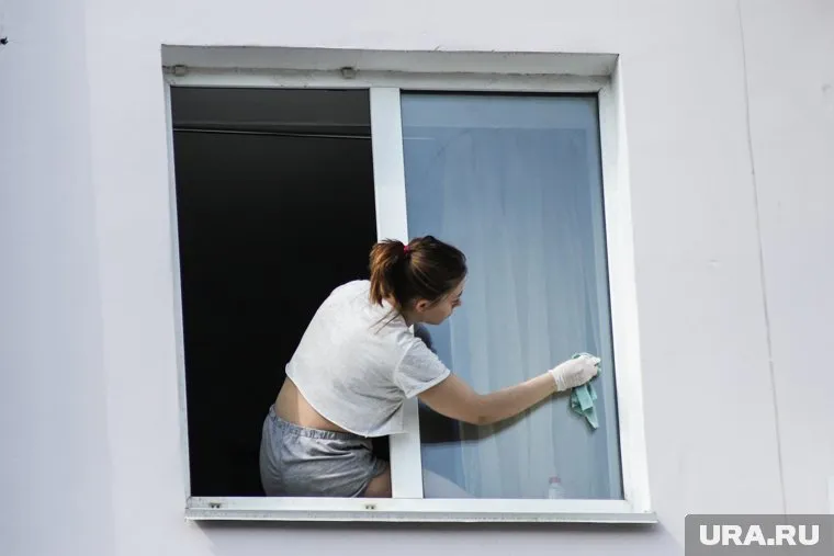 Для мытья окон курганцы могут нанять специалистов
Фото: Екатерина Сычкова © URA.RU