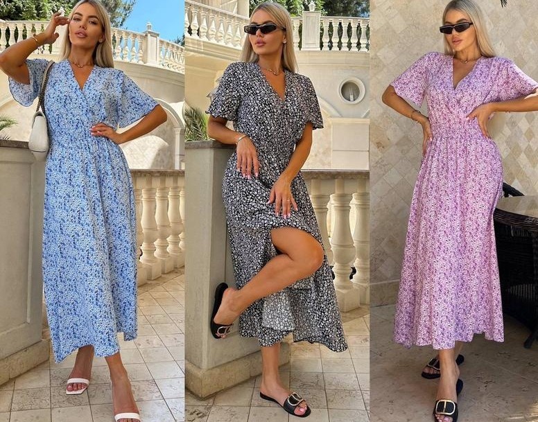 Деревенский стиль платьев подчёркивает простоту