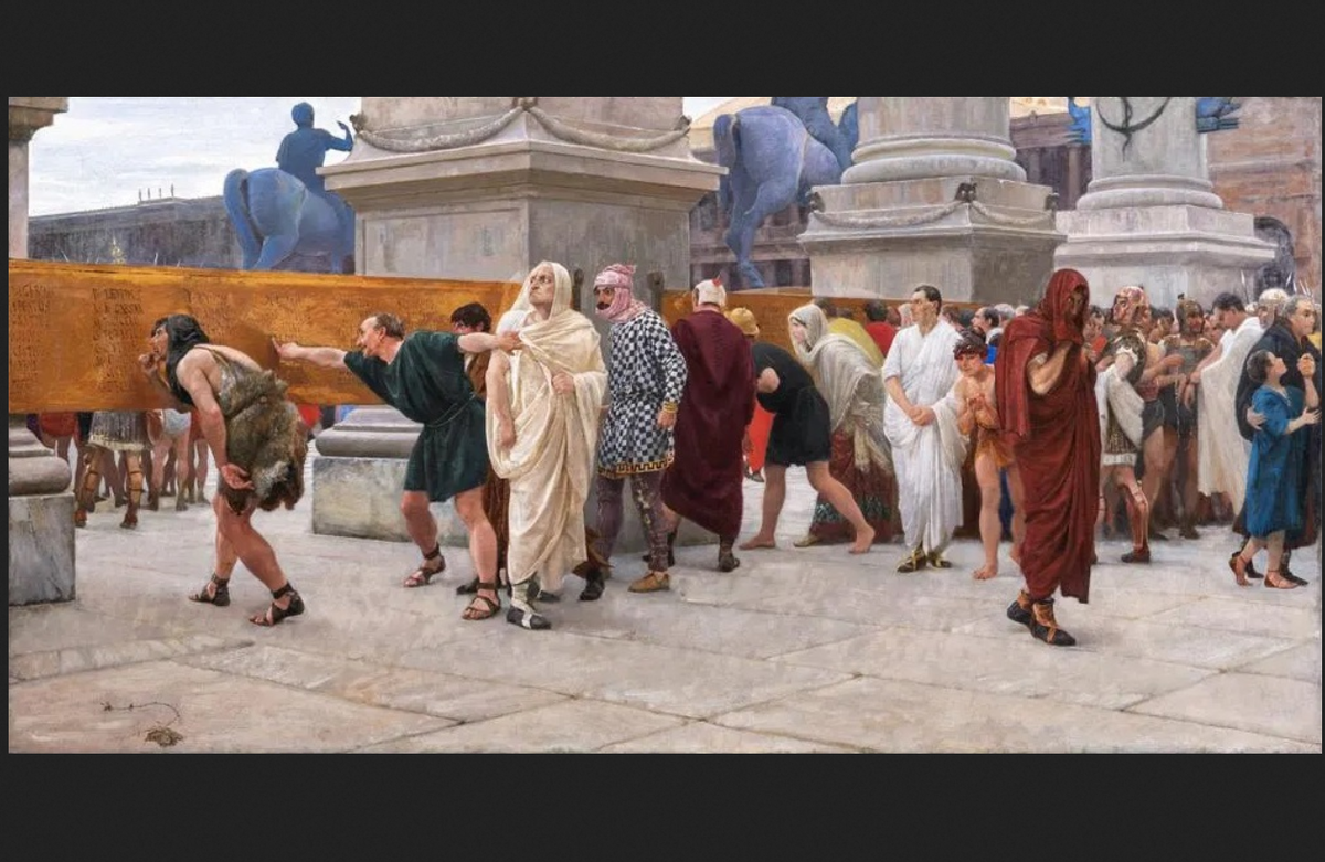 Джузеппе Боскетто. "Проскрипции Суллы"