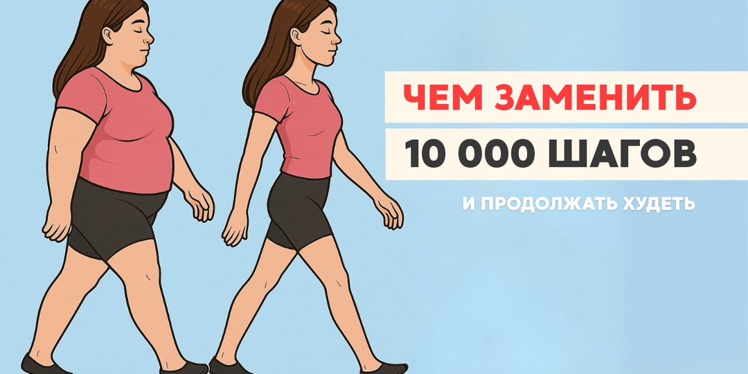 10 000 шагов не нужны для похудения: 7 простых альтернатив, которыми можно заменить шаги