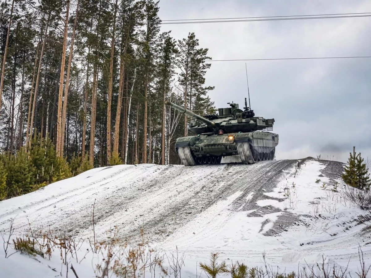 Т-90М с КАЗ "Арена-М". / Источник фото: Telegram