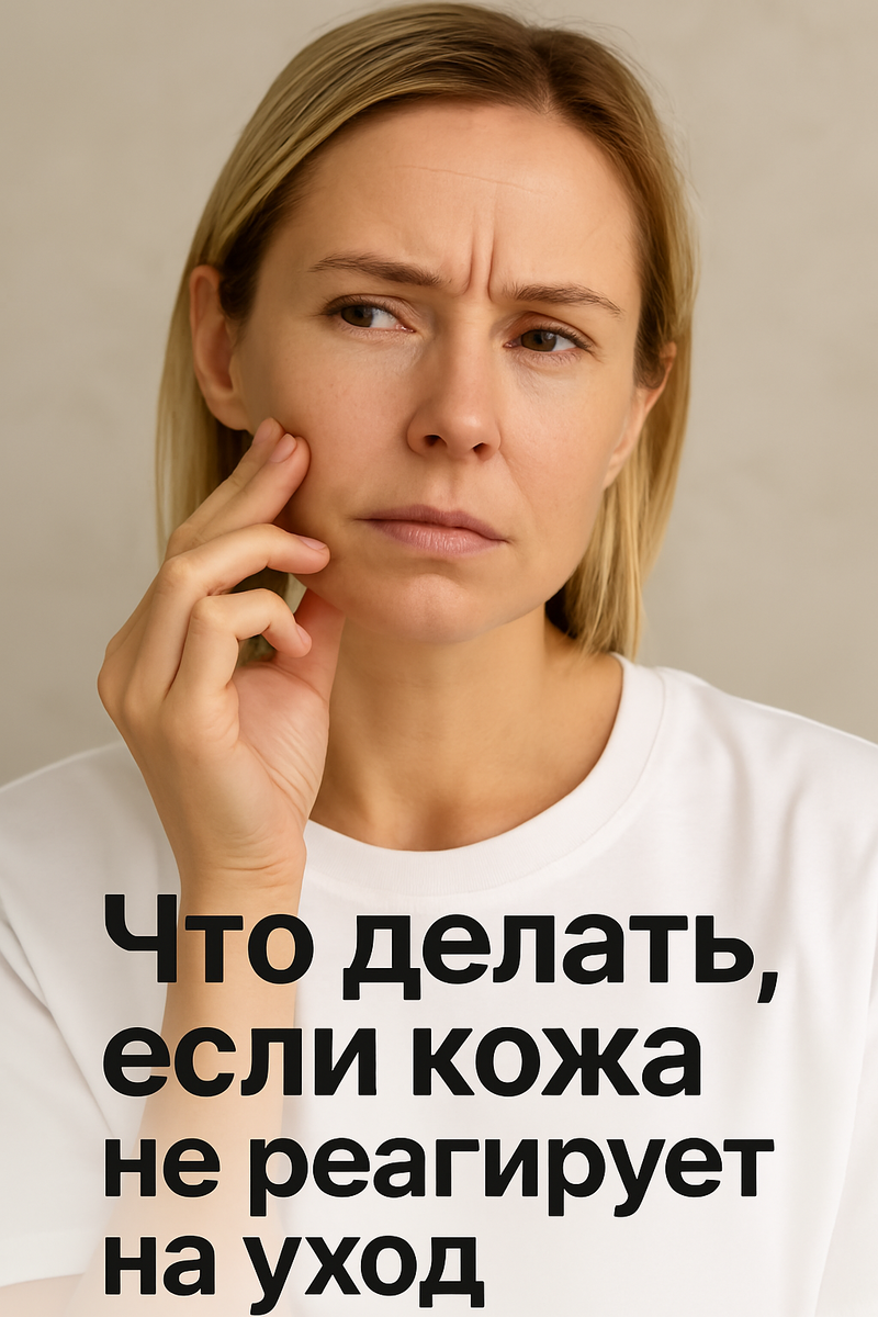 Что делать, если кожа не реагирует на уход