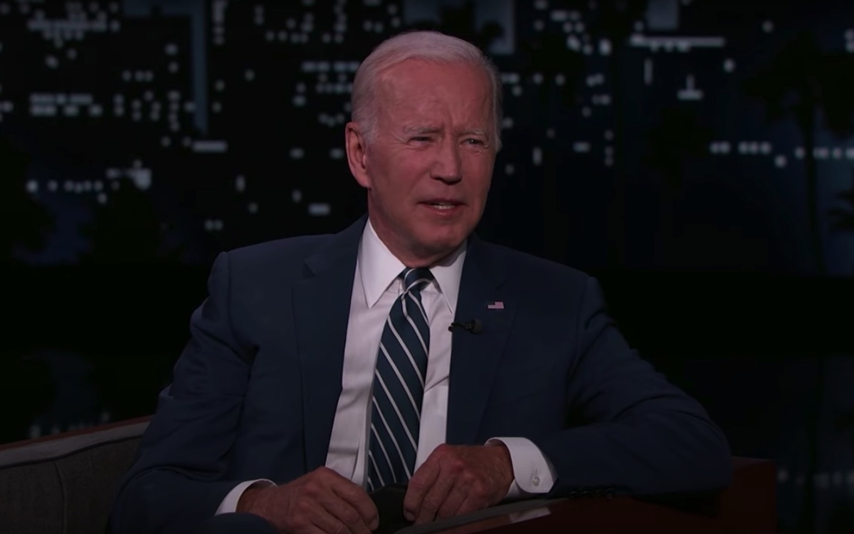    Джо Байден. Фото: скриншот из видео YouTube / Jimmy Kimmel Live