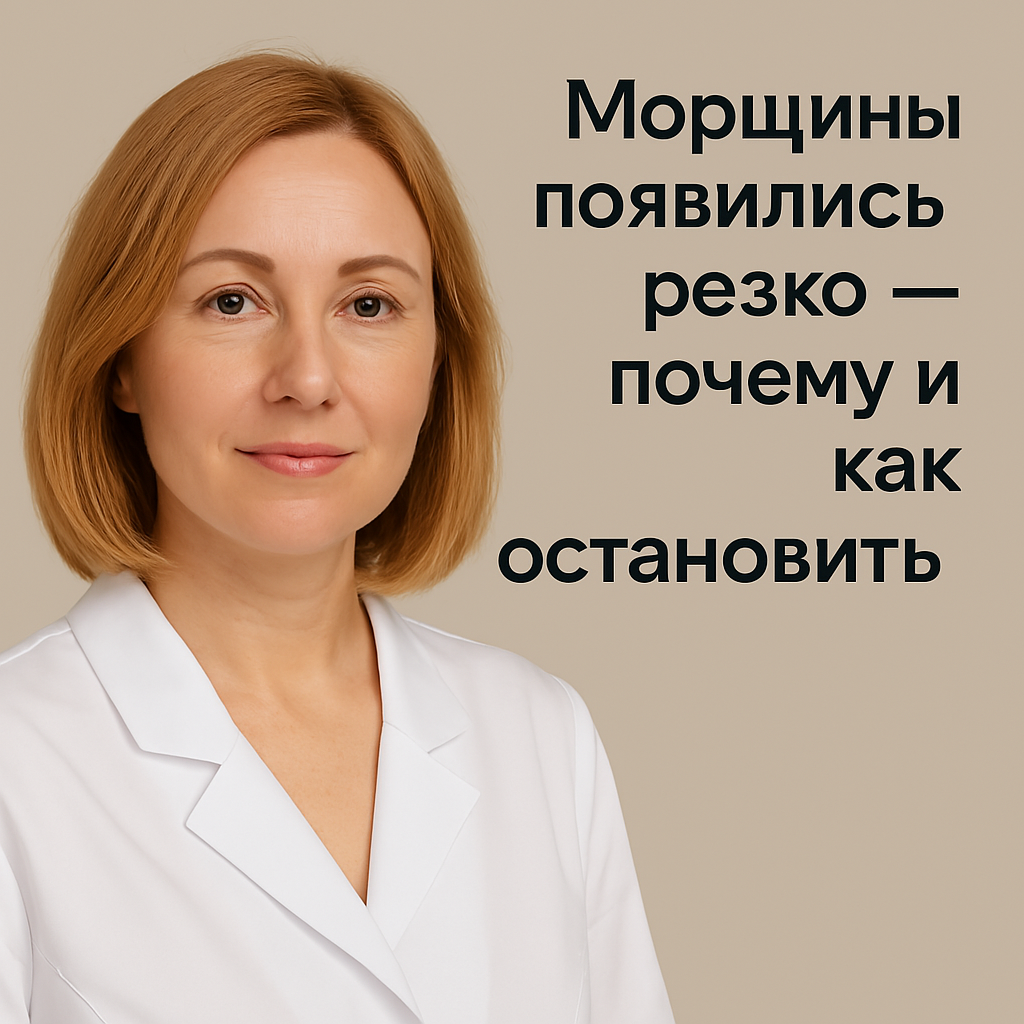 Морщины появились резко — почему и как остановить