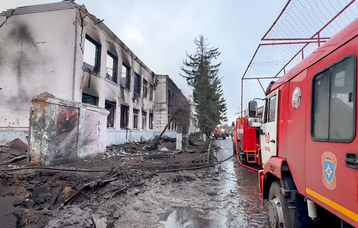    Последствия обстрела Рыльска  Евгений Мартынов/ТАСС, архив