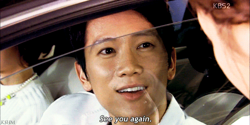 «Увидимся!" Первая встреча. Сцена с колечком на пункте оплаты