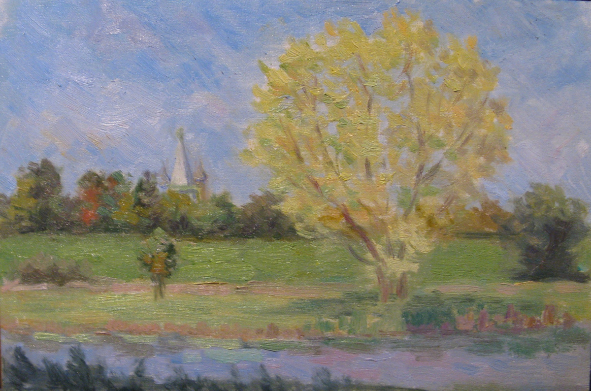 Работа автора. Этюд. 20х30.