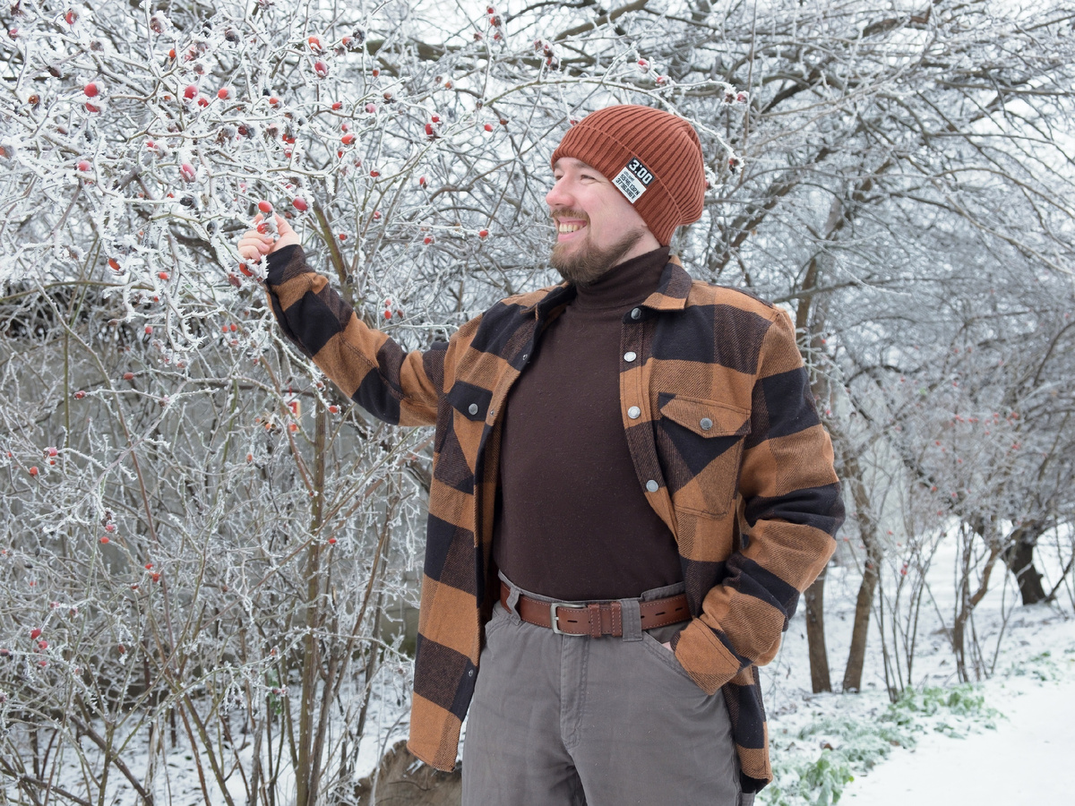 Ремень из натуральной кожи, прошитый. Ручная работа