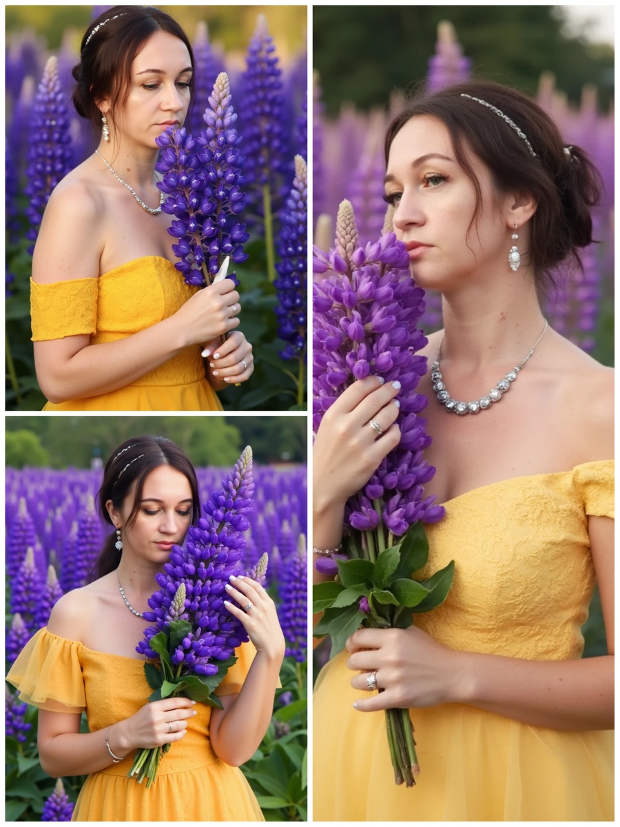 Нейрофотосессия  " Люпины " 