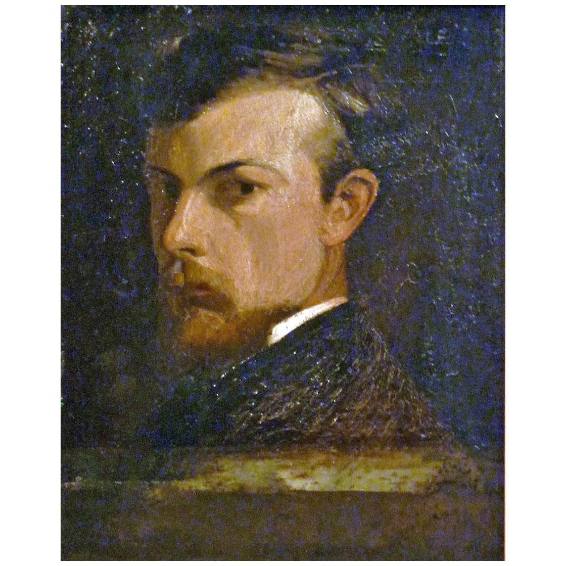 Odilon Redon. Mon portait. 1867. Musee d’Orsay Paris