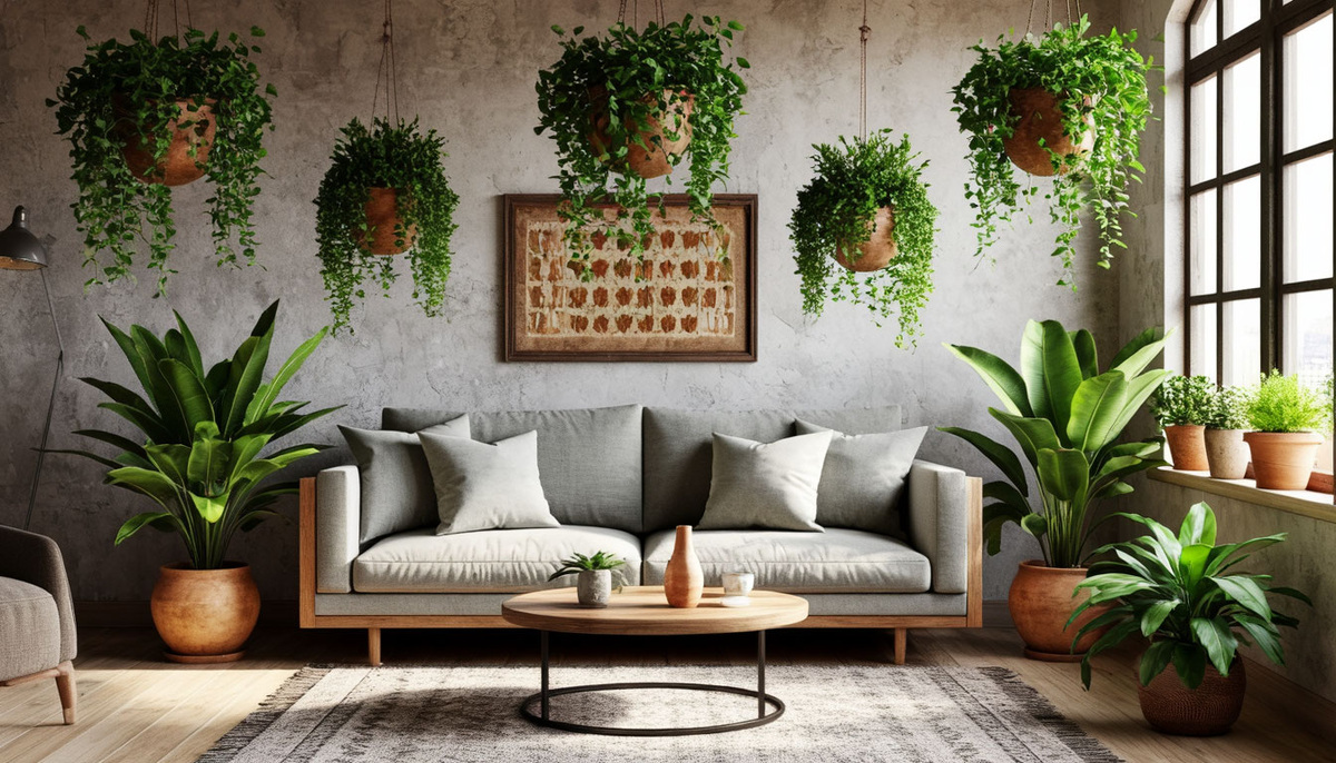 Зелень в интерьере