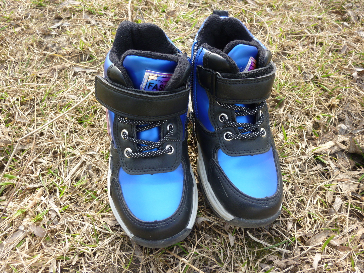 Ботинки из экокожи для девочки