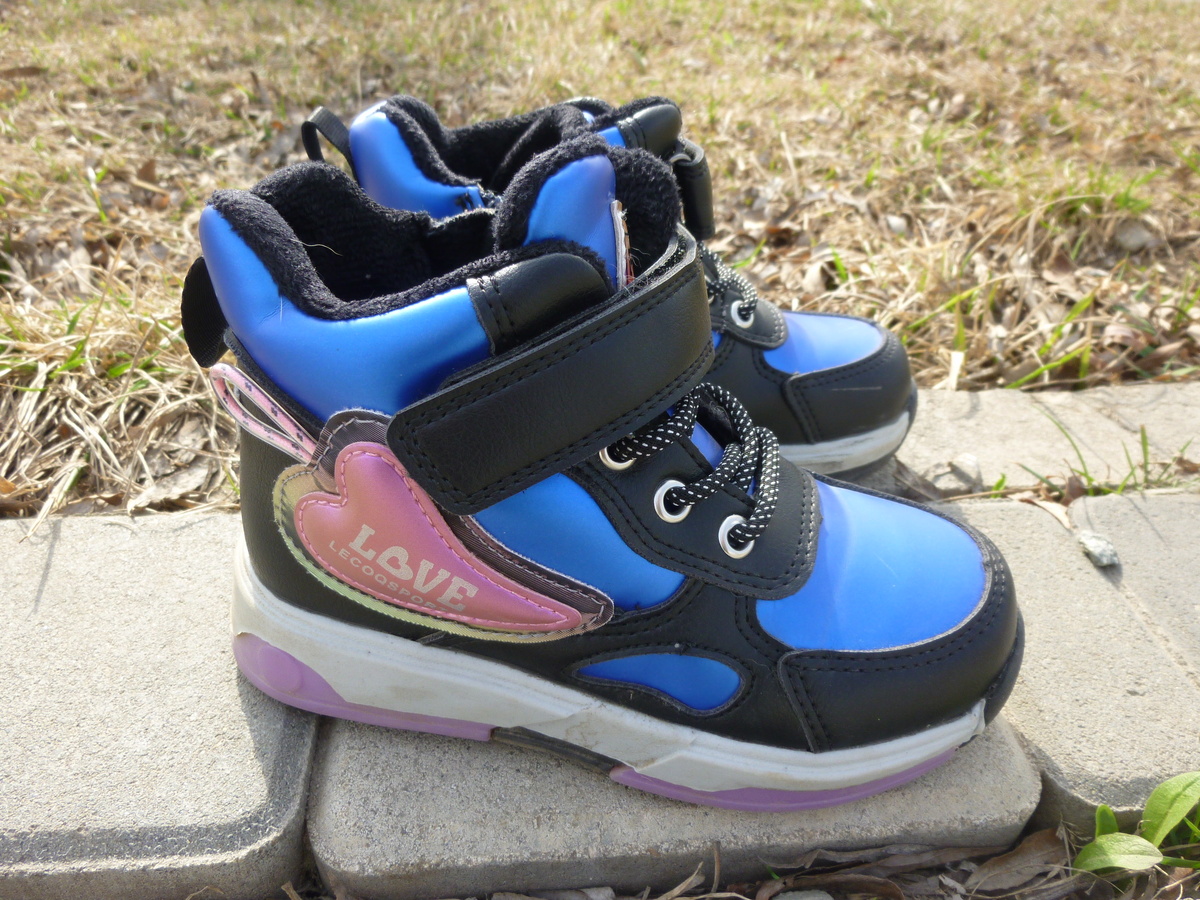 Ботинки для девочки из искусственной кожи