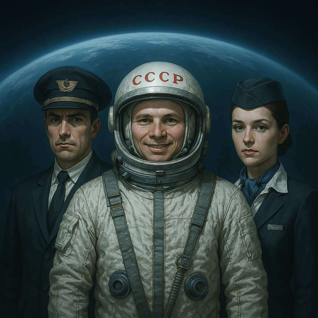 День космонавтики - 64 года полета Гагарина за пределы атмосферы ЗЕМЛИ. 