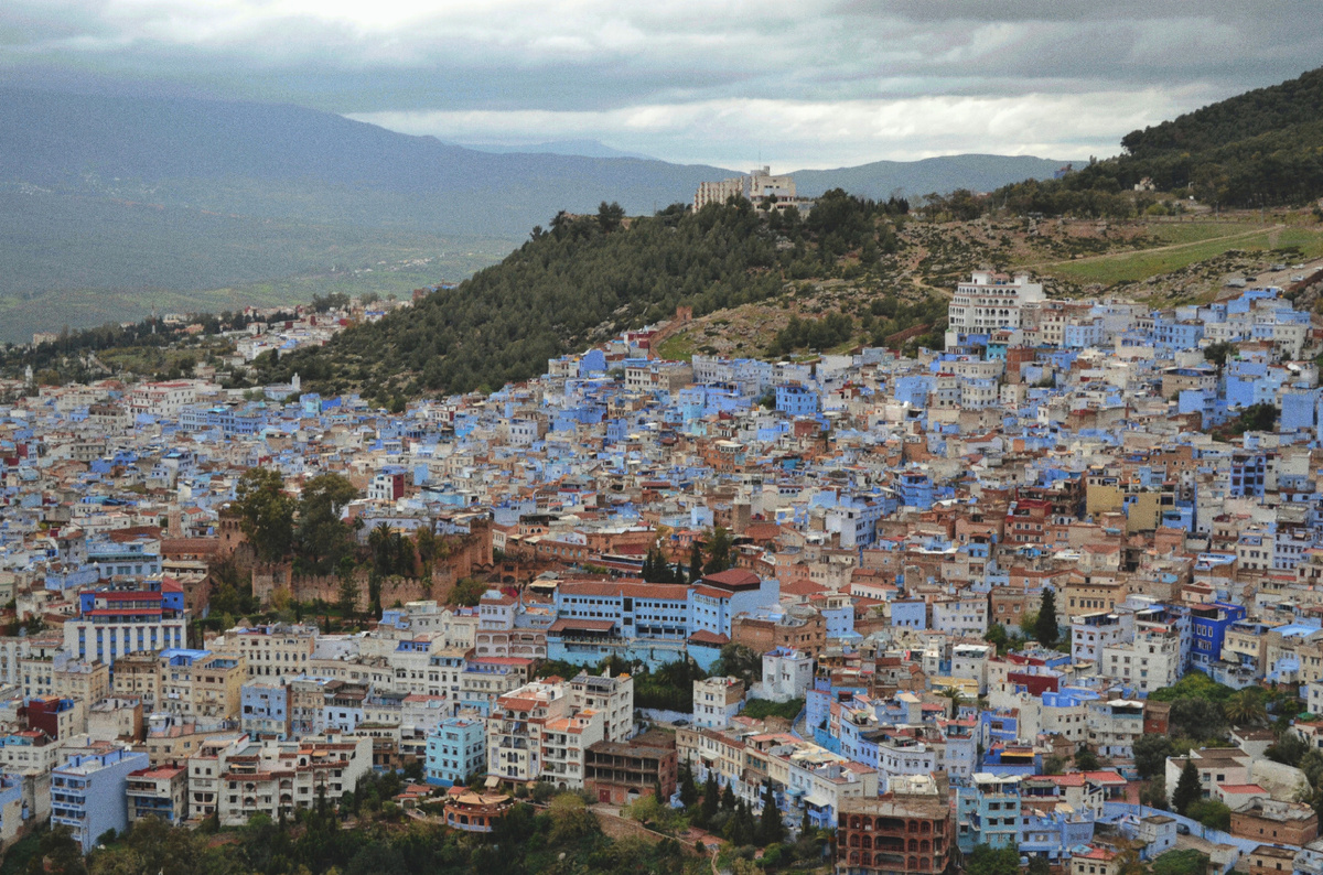 Панорама медины Шавена (сокращённое название города).