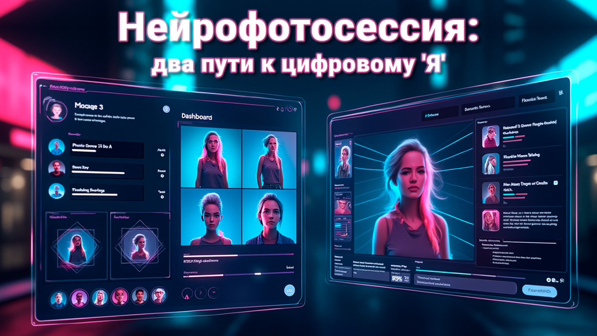 Нейрофотосессия: два пути к цифровому 'Я'