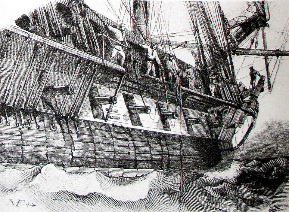 Мерят море веревкой. (лот)