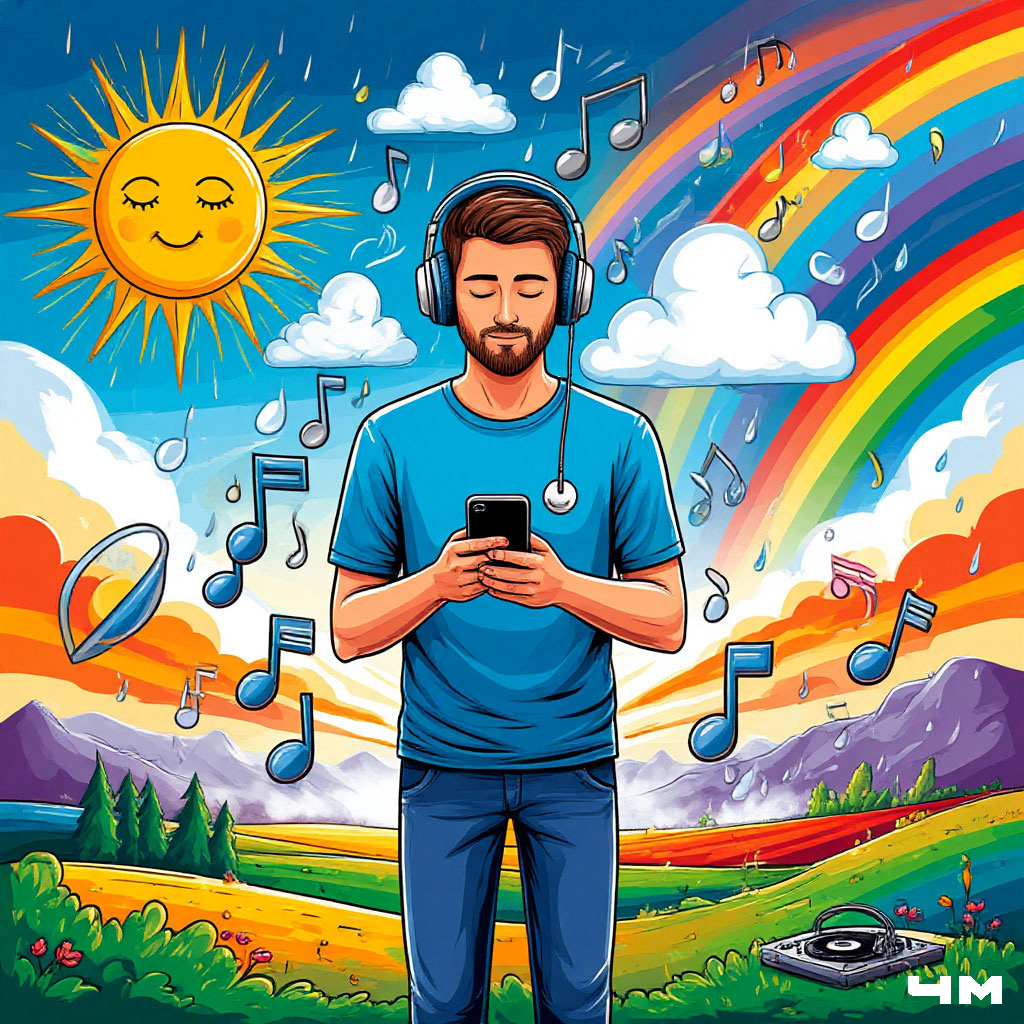 Если можно было бы погрузиться в наш внутренний мир при прослушивании приятной, легкой музыки, то он выглядел бы примерно так