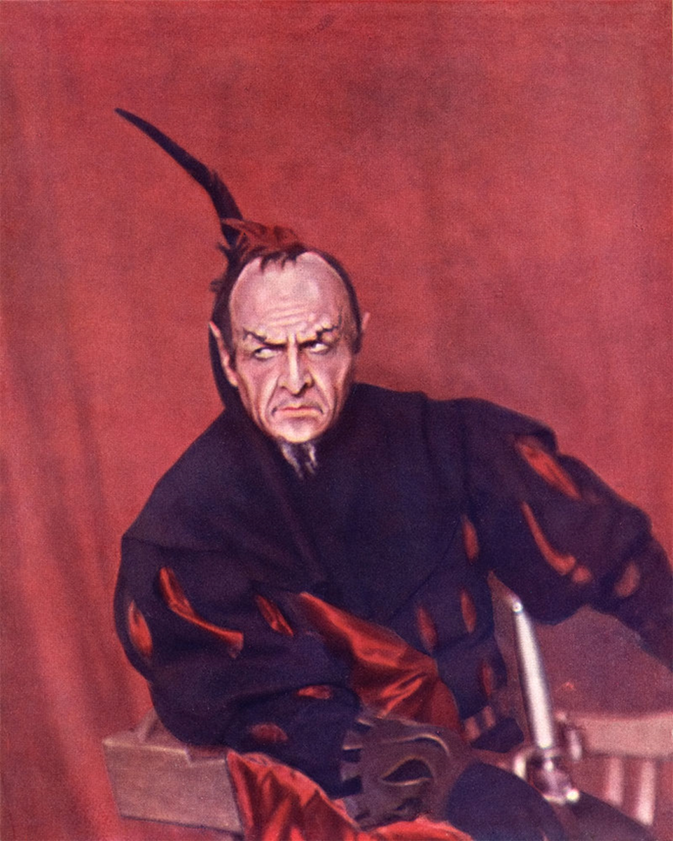Шаляпин – Мефистофель (1915). Фото Сергея Михайловича Прокудина – Горского – пионера мировой цветной фотографии