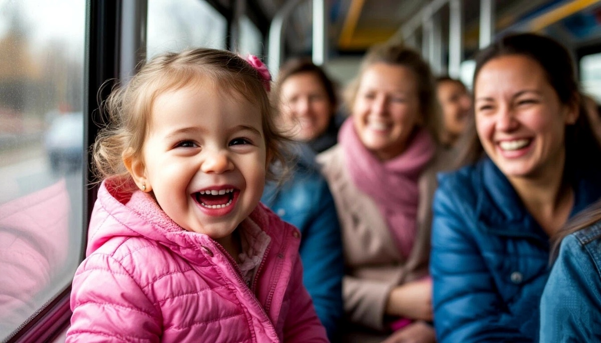 И смех и слезы в автобусе 