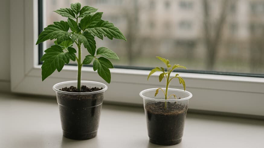 Как понять, чего не хватает вашей рассаде (или от чего ей слишком хорошо)?