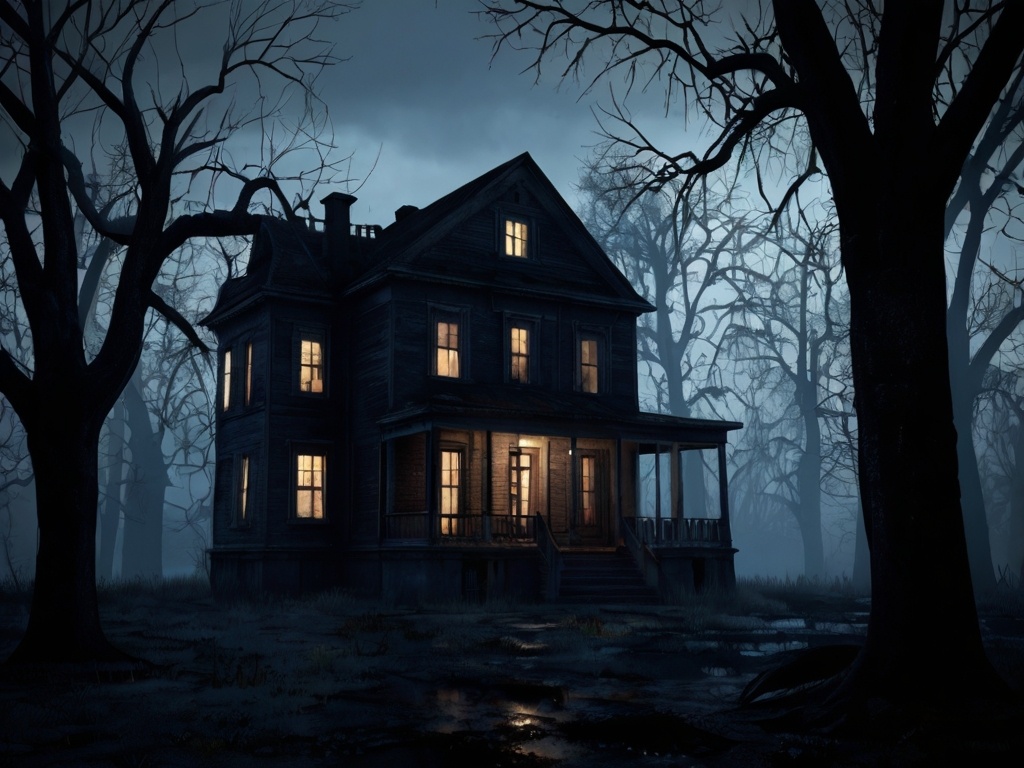 Этот дом стоял пустым много лет. Старый двухэтажный особняк на отшибе